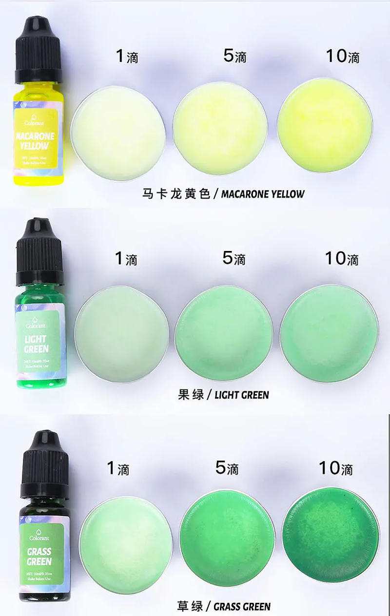 Description Picture 4 of item24 Colors Resin Pigment Liquid Colorant DIY Candle Coloring Dye Epoxy Mold Craft Pigment Candle Soap Colorant 10ml