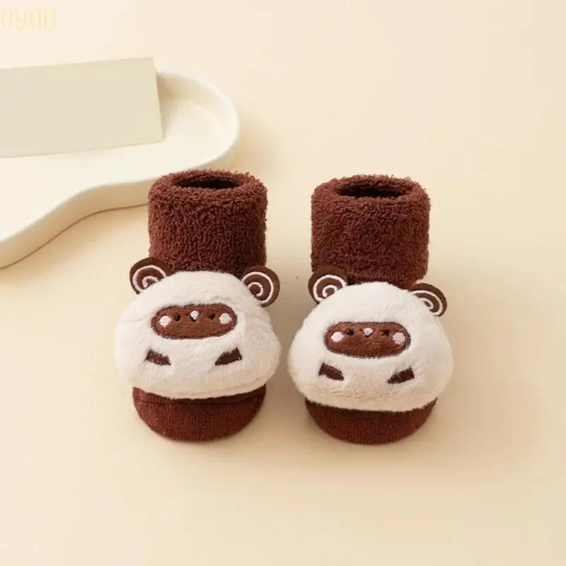 Description Picture 6 of item090B AntiSlip Baby Floor Socks Knee Socks Unisex Prewalker Socks Soft Stretchy