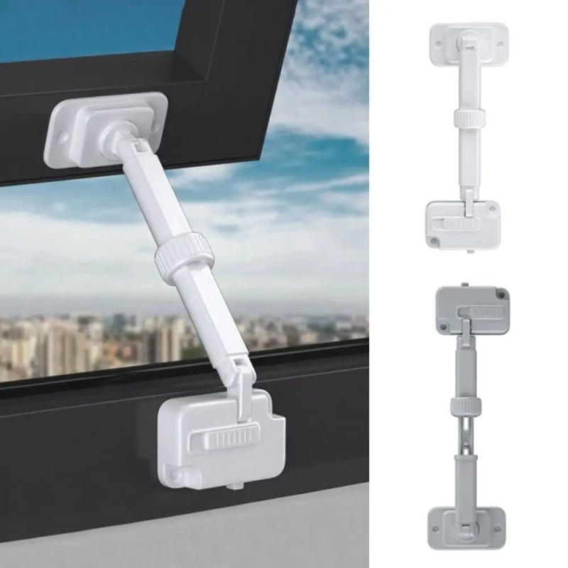 Description Picture 2 of itemABS Window Limit Lock New Adjustable Safety Buckle Window Wind Support Portable Multifunction Window Latch Window