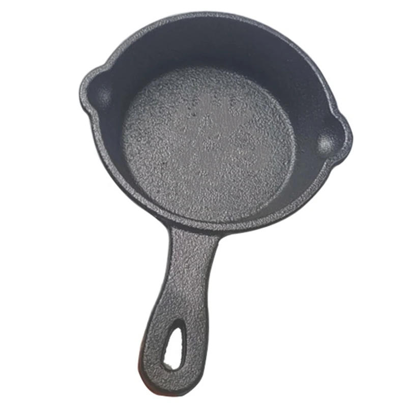 Description Picture 3 of itemCast Iron Material Wok Pans with Handle for Home Induction Electric Gas Cooktop