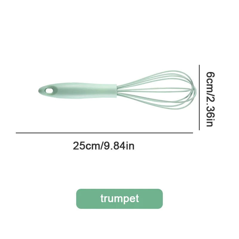 Description Picture 2 of itemSilicone Egg Beater Manual Egg Beater Mixer Kitchen Baking Utensil Cream Foam Maker Milk Coffee Egg Stirring Tools Whisk Mixer
