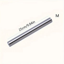 Stainless Steel Rolling Pin Baking Bread Pastry Roller Non-stick Baking Tool Cooking Pizza Cookie Cannoli Tubes Kitchen Utensils