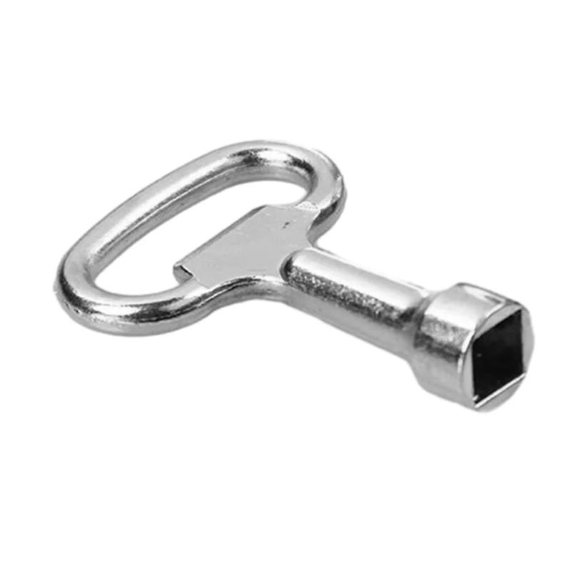 Description Picture 6 of itemSquare Wrenches Heating Vent Key For Stainless Steel Electric Cabinet Door Lock Rotating Tongue Lock Home Improvement D-shaped