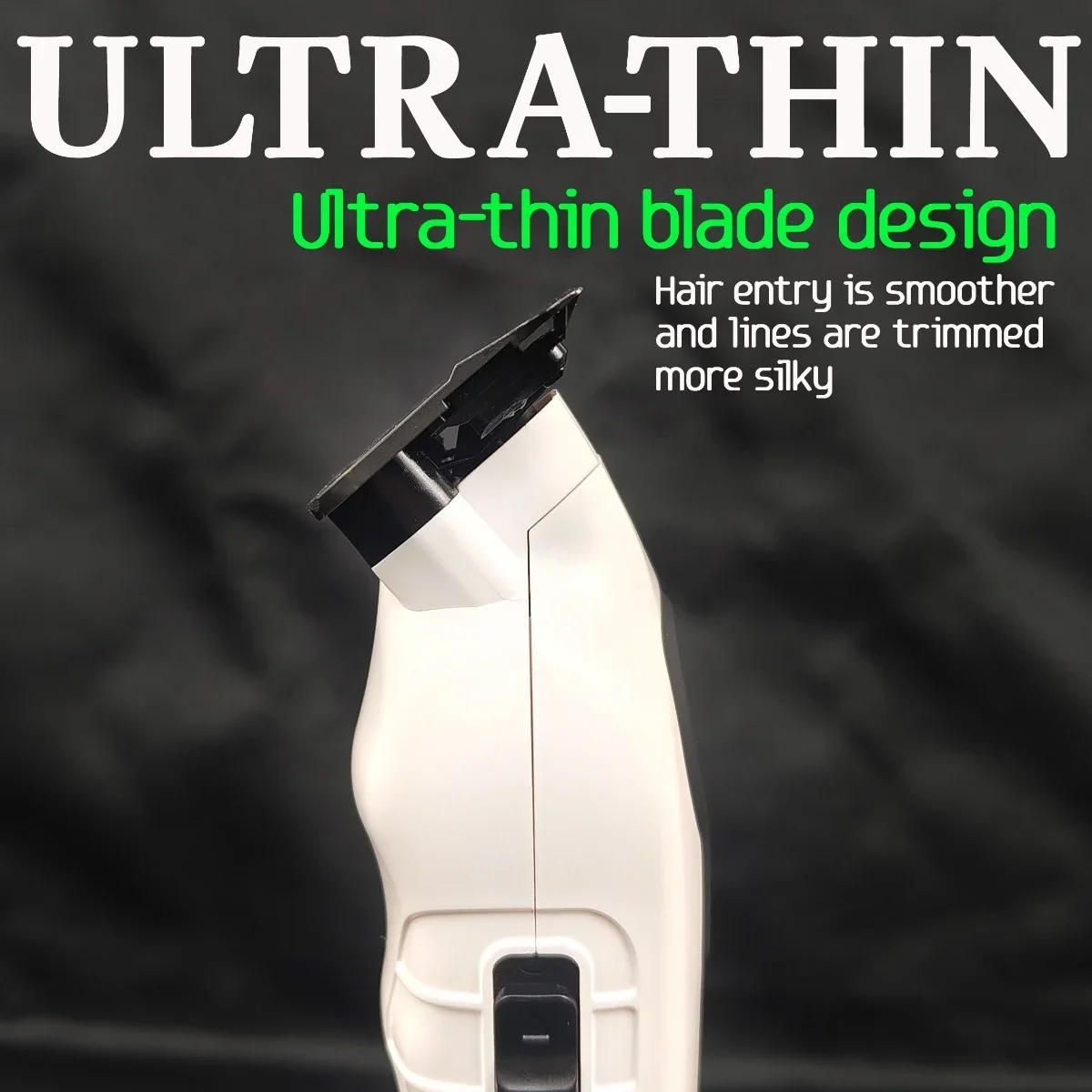 Description Picture 5 of itemProfessional Electric Hair Trimmer BRDCLIP  X Series White FA1T 7700RPM Hair Clipper for Man Carving DLC Blade Barber Shop Tool