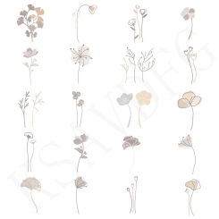 Flowers Leaves Metal Cutting Dies for Card Making Paper Embossing Mold Die Cuts Sets 2024 New Scrapbook Stencils (28 Styles)
