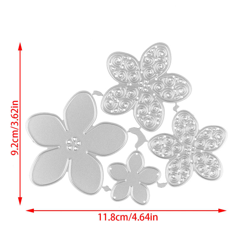 Description Picture 3 of itemKinds of  Flowers Rose Cherry Blossom Chrysanthemum  Metal Cutting Dies for Scrapbooking DIY Album Embossing Greeting Card