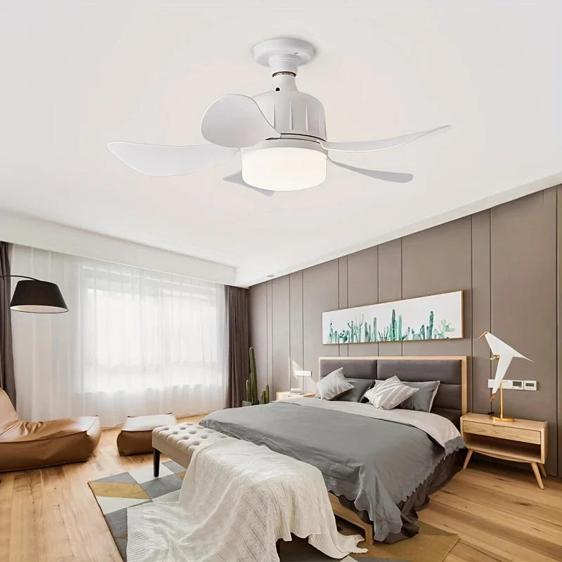 Description Picture 3 of itemLED Ceiling Fan with Remote Control LED Light Fan E27 Base Intelligent Silent ceiling fan light for Bedroom and Living Room