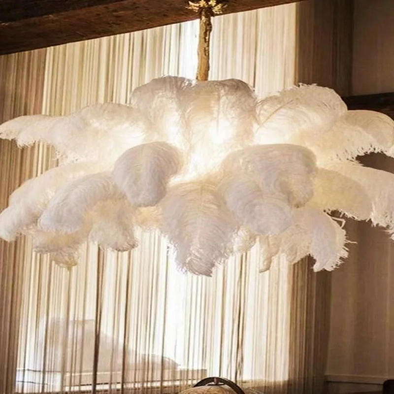 Description Picture 4 of item10Pcs Colored Natural Ostrich Feather 15-50CM For Craft Wedding Center Ostrich Plumes Table Centerpieces Party Stage Decoration