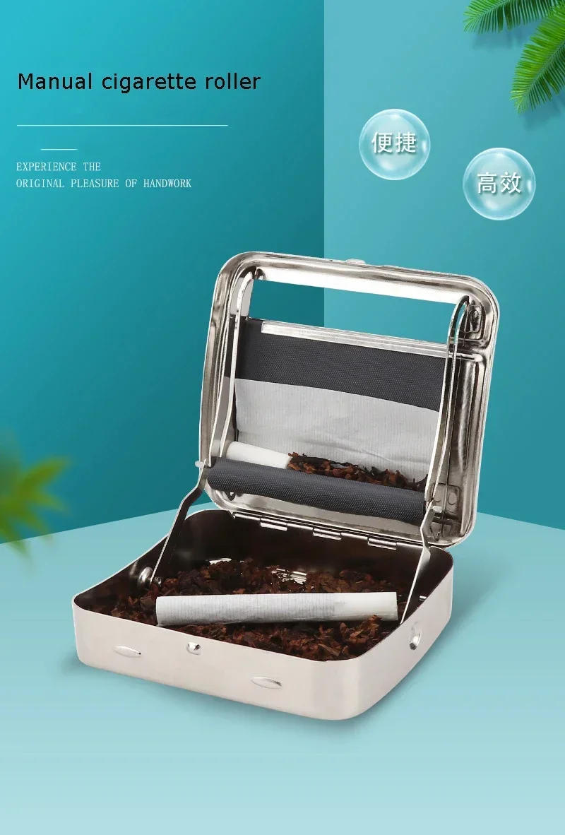 Description Picture 5 of itemMERCURY Portable 70/78/110mm Rolling Cigarette Machine Metal Tobacco Storage Case Suit for Roller Paper Smoking Pipe Accessories