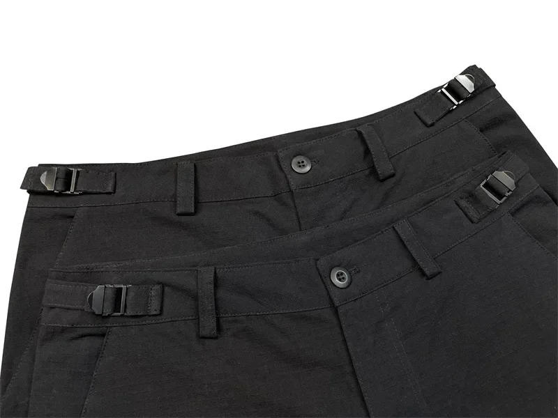 Description Picture 6 of itemParis Style Travis Scott Music Festival Style Cotton Multi-Pocket Overalls Men'S Autumn Trousers