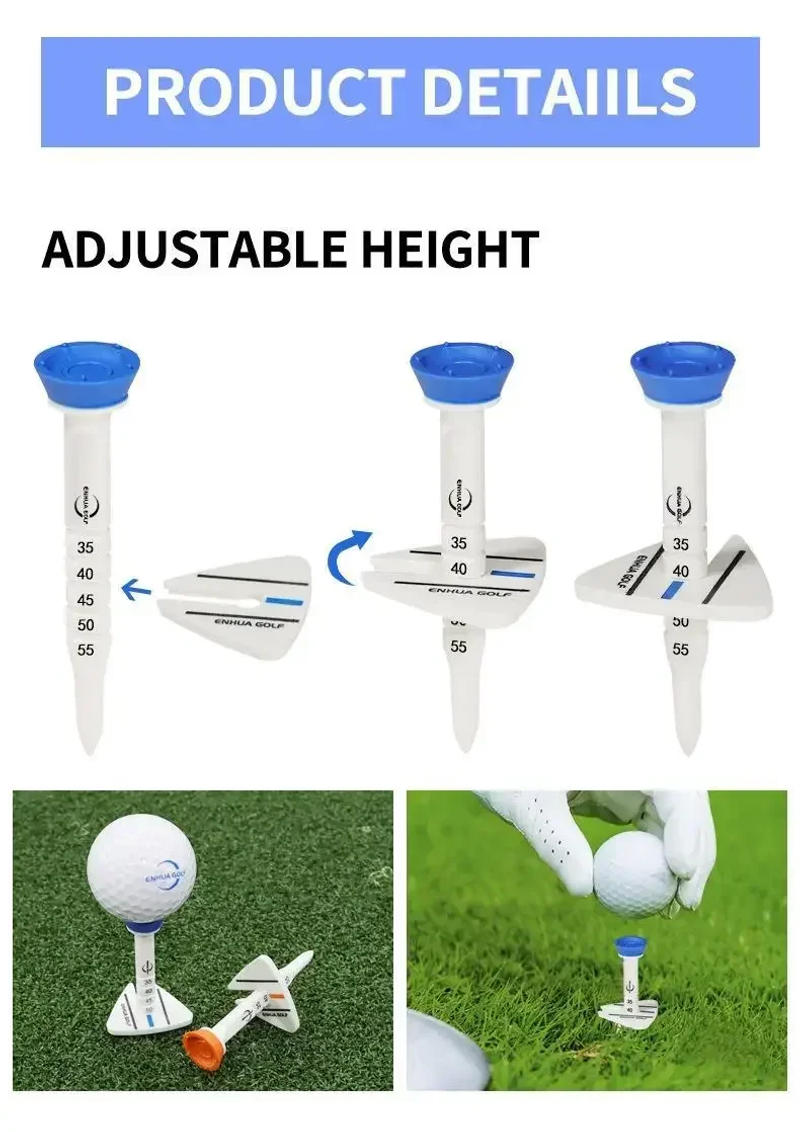 Description Picture 5 of itemPGM Korean Rubber Golf Tees Adjustable Height 4pcs TE018