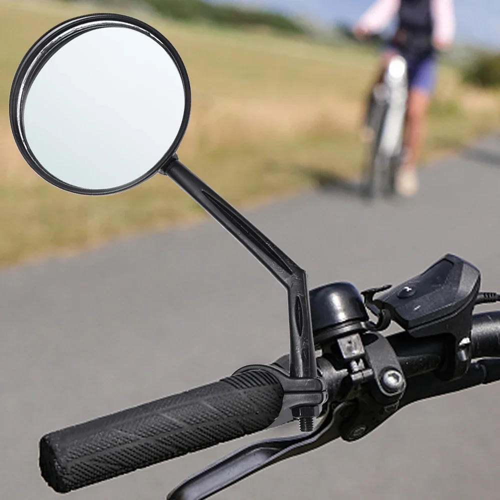 Description Picture 6 of itemBicycle Rearview Handlebar Mirror Adjustable Rotation Auxiliary Convex Mirror Handlebar Mount Bike Rear View Mirrors Accessory