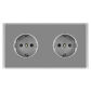 EU 2 Socket Grey