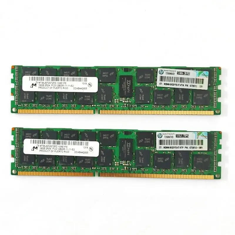 Description Picture 6 of itemMicron DDR3 REG ECC RAMs 16GB 1600MHz Server Memory 16GB 2Rx4 PC3-12800R-11 Server computer memory