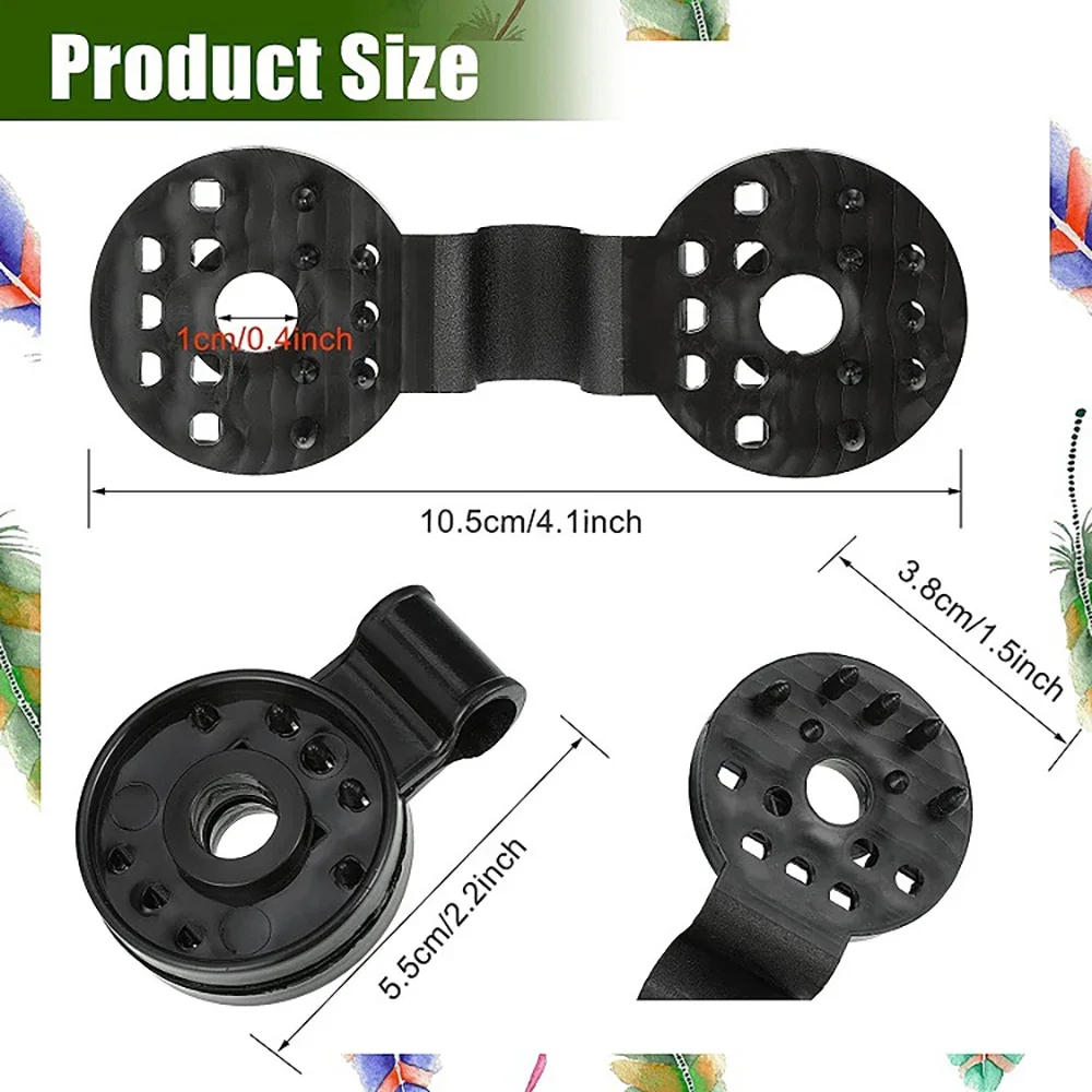 Description Picture 6 of item30-300pcs Shade Cloth Clip Shade Fabric Clamps Accessories Grommets Net Mesh Cover Sunblock Fabric In Garden Backyard Greenhouse