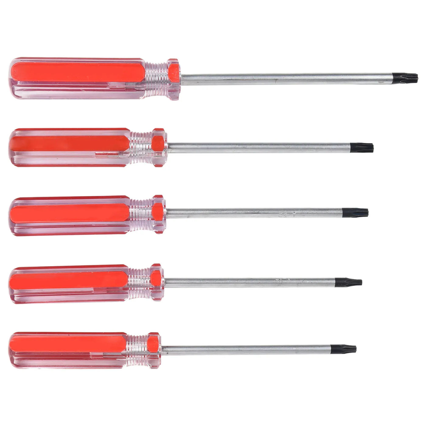 Description Picture 3 of item5pcs Torx Screwdriver Set Magnetic Torx Star Bit Driver Security Screwdriver Screw Driver Repairing Opening Tool T15 T20 T25 T27