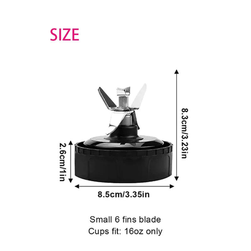 Description Picture 2 of item6-Fin Male Blender Blade Replacement Parts for Nutri Ninja Blender BL660 BL770 BL780 BL740  BL663CO  fo Juicer Case Mixer Spare