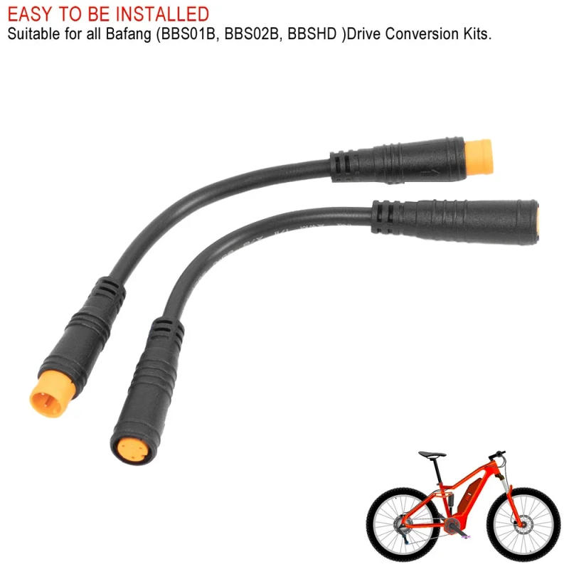 Description Picture 4 of itemUniversal Electric Bicycle 3 Pin Sensor Thumb Throttle Cables For E-Bike Female-Female Waterproof Connectors Accessories