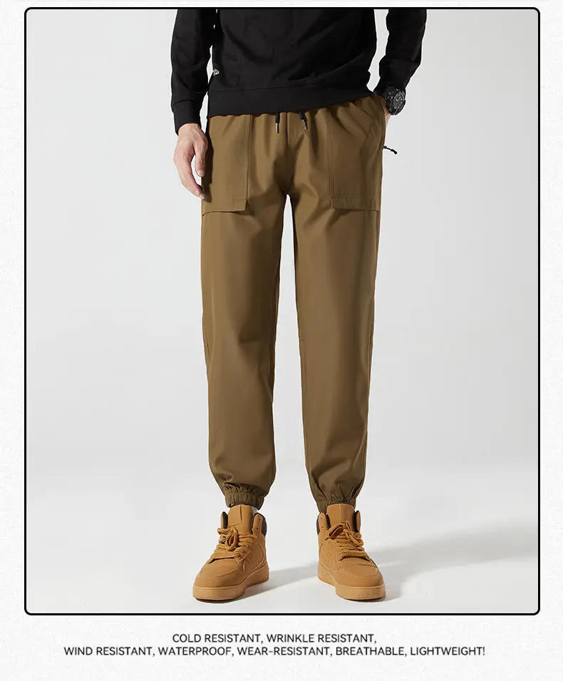 Description Picture 6 of itemman Fashionable and Popular Casual Pants Loose and Aggressive Pants/ Men Autumn and Winter New Windproof and Waterproof Overalls