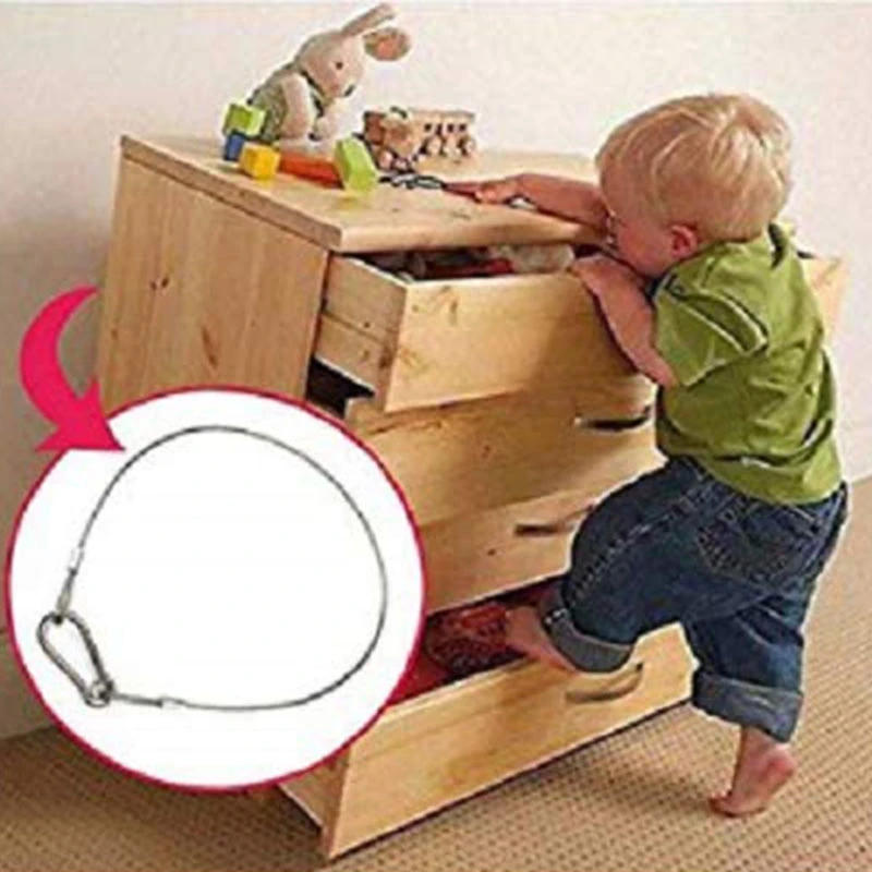 Description Picture 5 of item4Pcs M6 Spring Snap Hooks Heavy Duty Stainless Steel 304 Swing Set Accessories Fit For Gym,Camping,Traveling