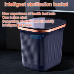 Glass mirror touch screen footbath soaking bucket deep bucket surfing footbath constant temperature heating footbath bucket