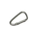 8mm Carabiner Spring Snap Hook Spring Link Hook Clip Hook D-ring Snap Hook Aluminum Backpack Hanging Keychain Not for Climbing