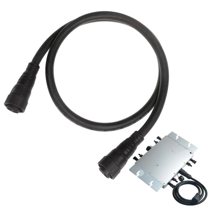 Description Picture 3 of item1PCS 2M M25 AC Cable For Waterproof Grid Tie Inverter 600W/1400W 450/750V Black Grid Connected Power Generation Solar Cable