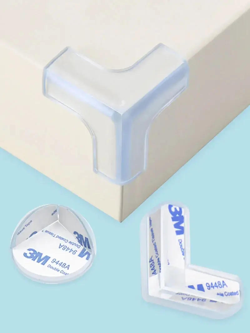 Description Picture 4 of item10pcs Baby Safety Silicone Protector Table Furnitur Kids Desk Corner Edge Protection Cover Children Soft Anticollision Guards