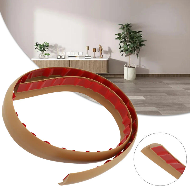 Description Picture 3 of itemFloor Transition Strip PVC Flat Laminate Floor Cover Strip Wide Transition Edge Strip Floor Height Border Strip