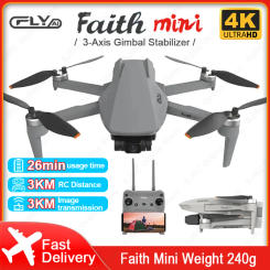 C-FLY Faith Mini Drone With Camera Profesional 4K HD Camera FPV Drone 3-Axis Gimbal 240g Foldable Brushless Motor RC Quadcopte