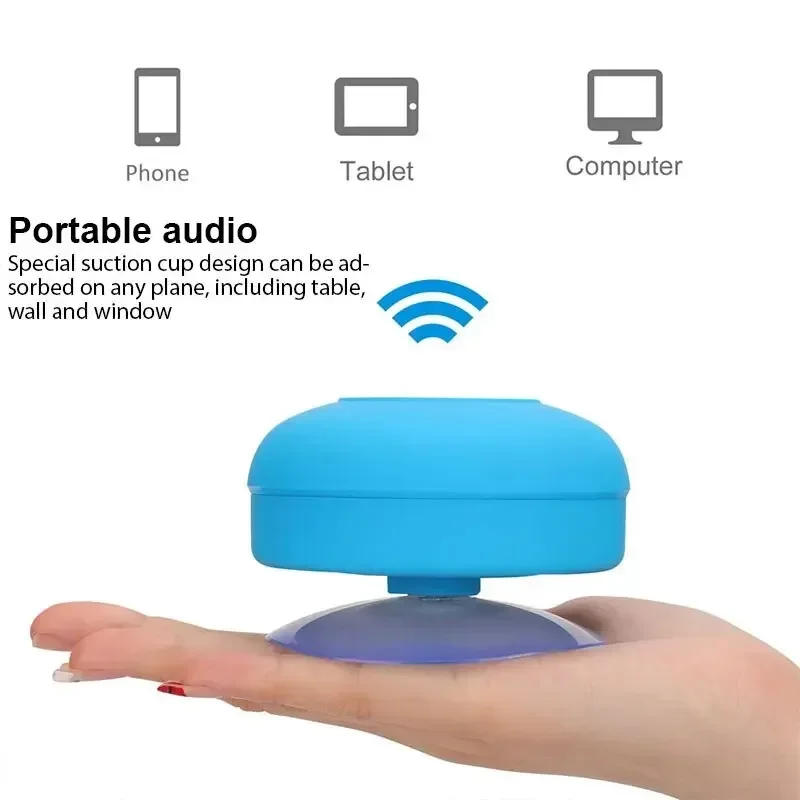 Description Picture 4 of itemPortable Wireless Bluetooth Speaker Audio Waterproof Easy-Access Control Buttons Music Player for Office Car Home Shower Speaker