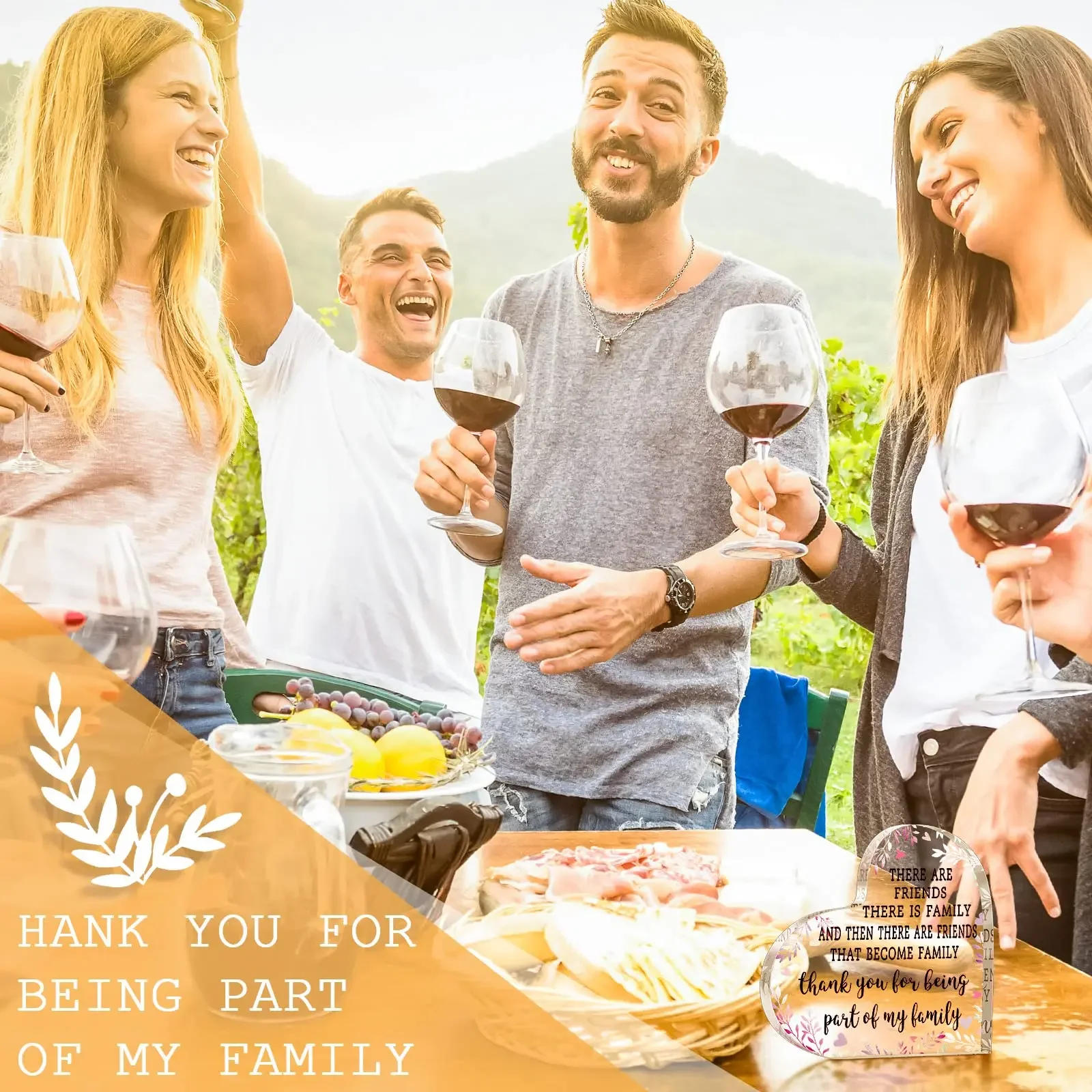 Description Picture 5 of itemGod Grandpa Print Acrylic Heart Plaque Christian Gift Prayers Religious Gift for Men Son Keepsake Sign Paperweight Table Decor