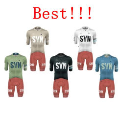 2024  Men's cycling suit  SYN short sleeve cycling Jersey MTB Clothing Aero Bicycle Shirts And Bib Shorts