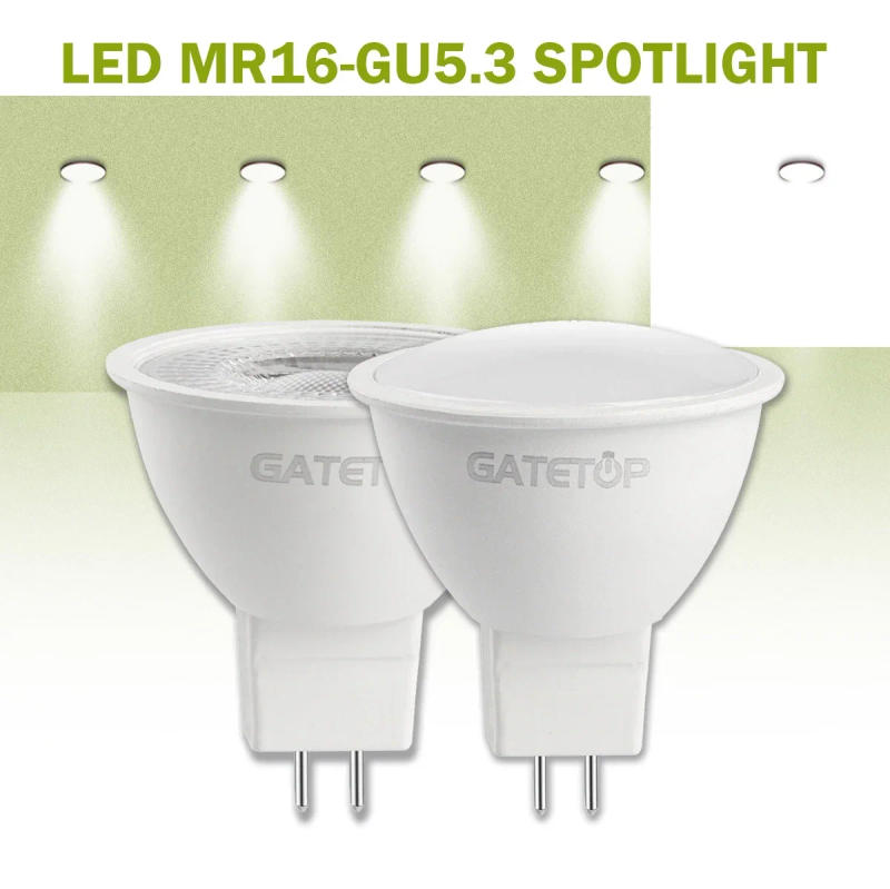 Description Picture 3 of item30PCS MR16 Lampada GU5.3 Base Bulb LED Spotlight AC110V 220V 12V Bombilla Spot Light Replace The 40W Halogen Lamp Home Derection