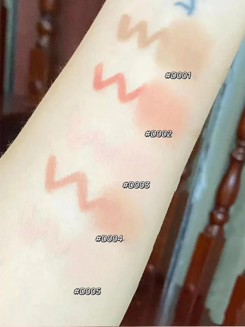 Description Picture 3 of itemNude Lip Liner with Lip Brush Cappuvini Korean Style Lip Makeup Long Last Velvet Matte Lipstick