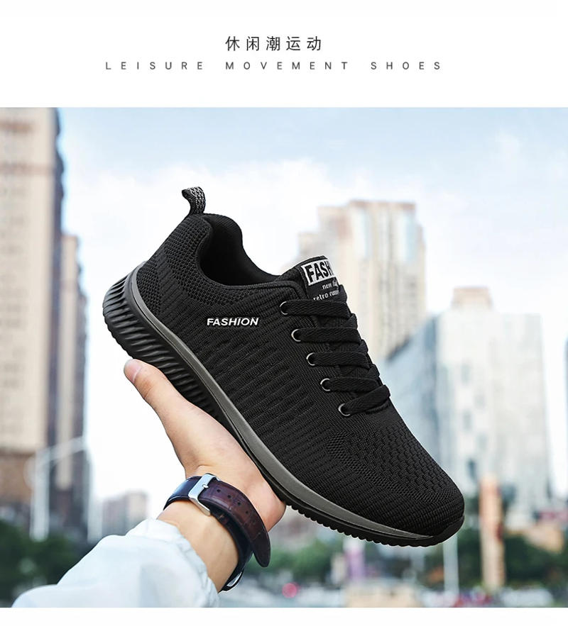 Description Picture 3 of itemMen Running Shoes 2021 Comfortable Sport Shoes Men Trend Lightweight Walking Shoes Men Sneakers Breathable Zapatillas