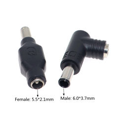5.5x2.5mm to 6.0x3.7mm with Pin DC Power Supply Adapter Connector Laptop Charging Plug Converter for Asus TUF Gaming Notebook