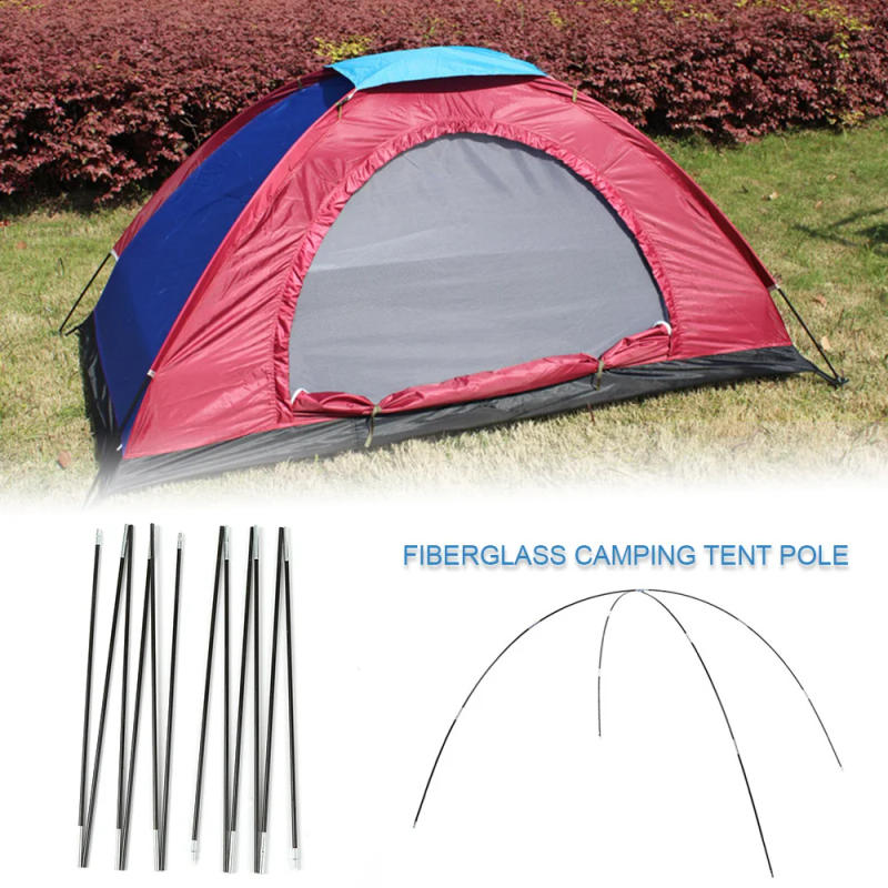 Description Picture 5 of item1 Pair Fiberglass Camping Tent Pole Tent Support Rods For Resident Tent Sun Shelter Support Rod Beach Tent Rod Pole Bars
