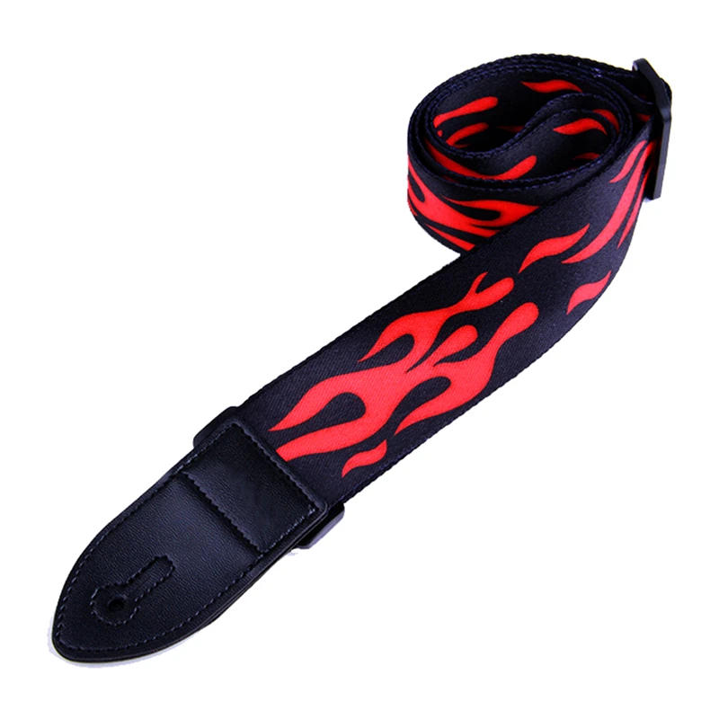 Description Picture 6 of itemFashion Retro Ethnic Style Guitar Strap Adjustable Leather Strap for Folk Guitar Electric Guitar Bass Ukulele Guitar Accessories