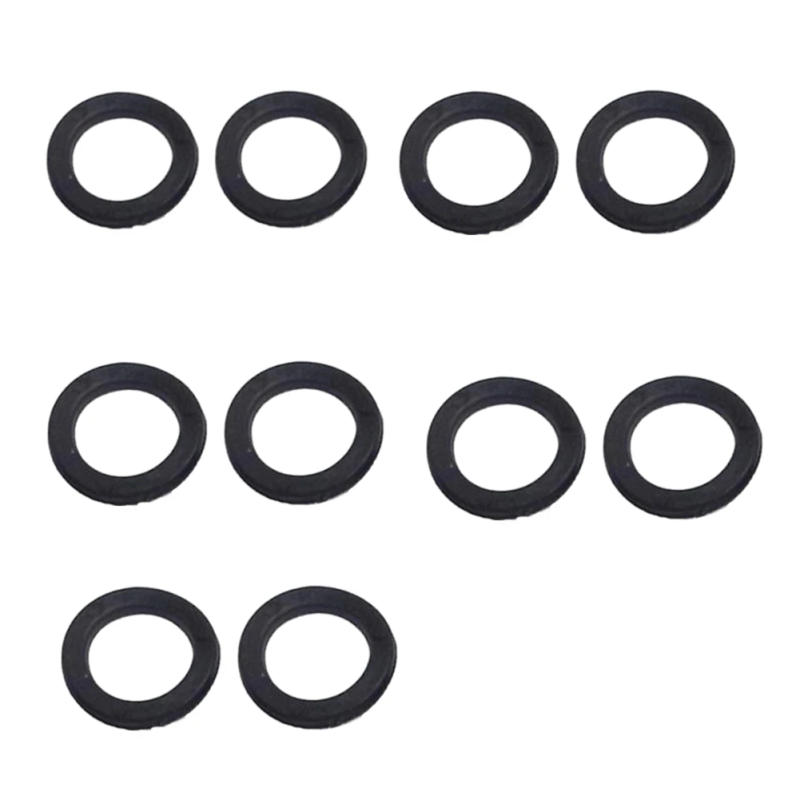 Description Picture 4 of item10/20pcs Spinlock Dumbbell Washers 25mm Rubber O-ring Vertical / Flat Fastening Washers Fitness Replacement Accessories