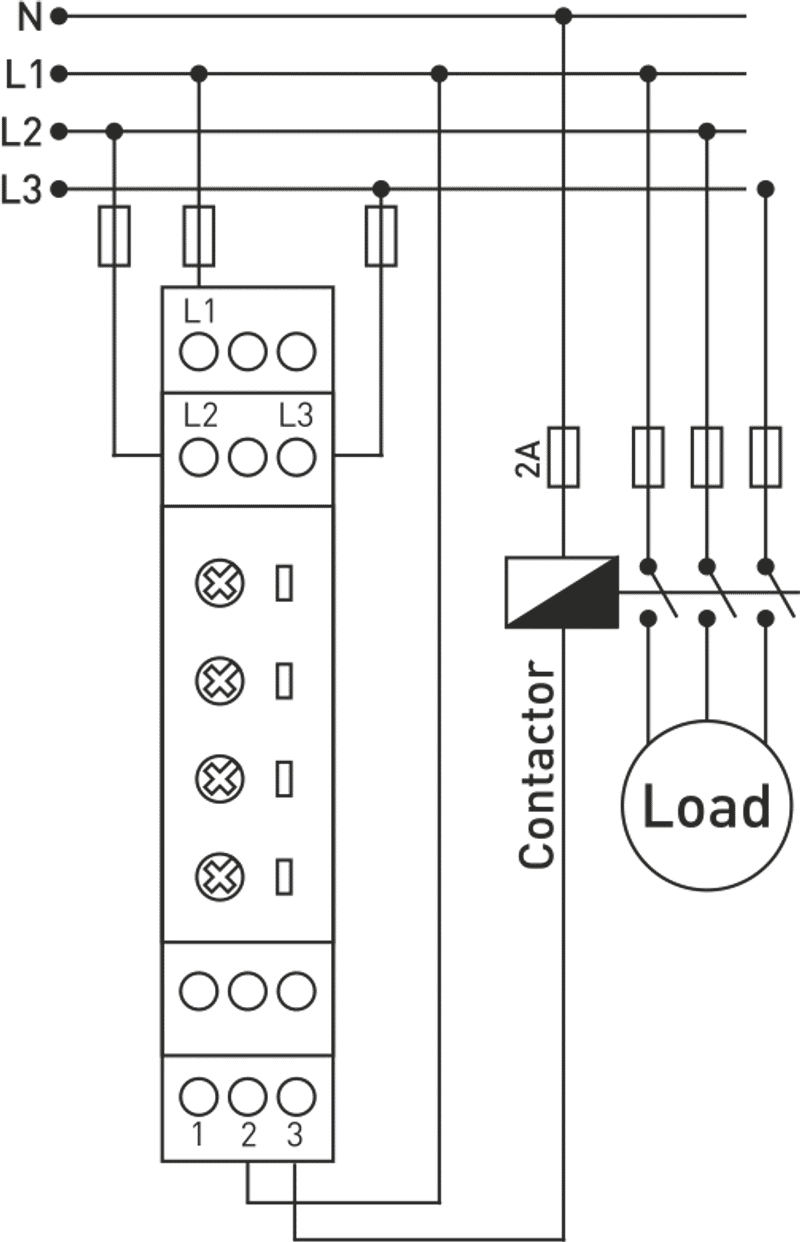 Description Picture 4 of itemSamwha-Dsp GKV-13,GKV-13F 3*380VAC Non-Neutual Three-Phase Under&Over Voltage Phase Sequence Relay