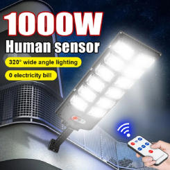 High Power Solar Led Lamp 320° Wide Angle Lighting Solar Street Light Outdoor Ultra Bright Garden Light Human Sensor Garage Lamp