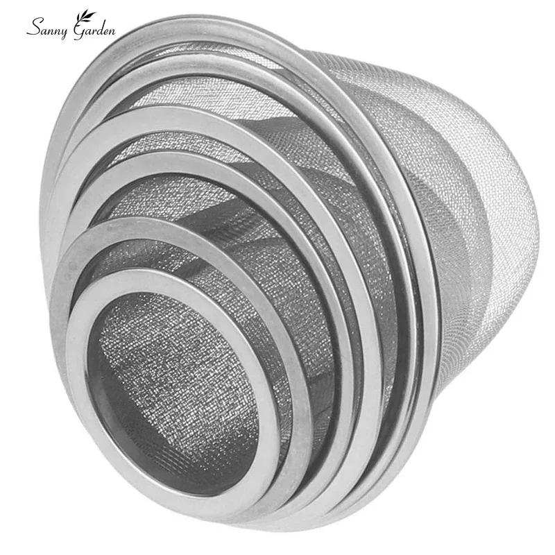 Description Picture 5 of itemDiameter 5-9.5CM Reusable Stainless Steel Mesh Tea Infuser Strainer Teapot Tea Leaf Spice Filter Drinkware Kitchen Accessories