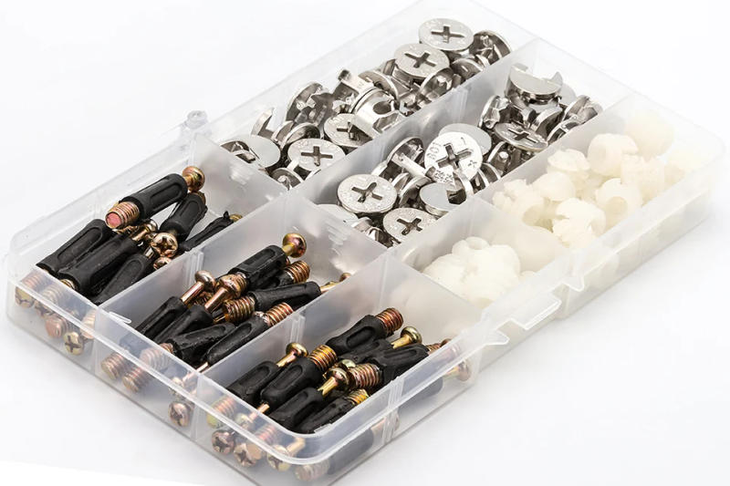 Description Picture 2 of item108pcs/set 3 in 1 furniture connecting hardware set cam screw eccentric wheel nut cam lock nut for wardrobe splicing cabinet