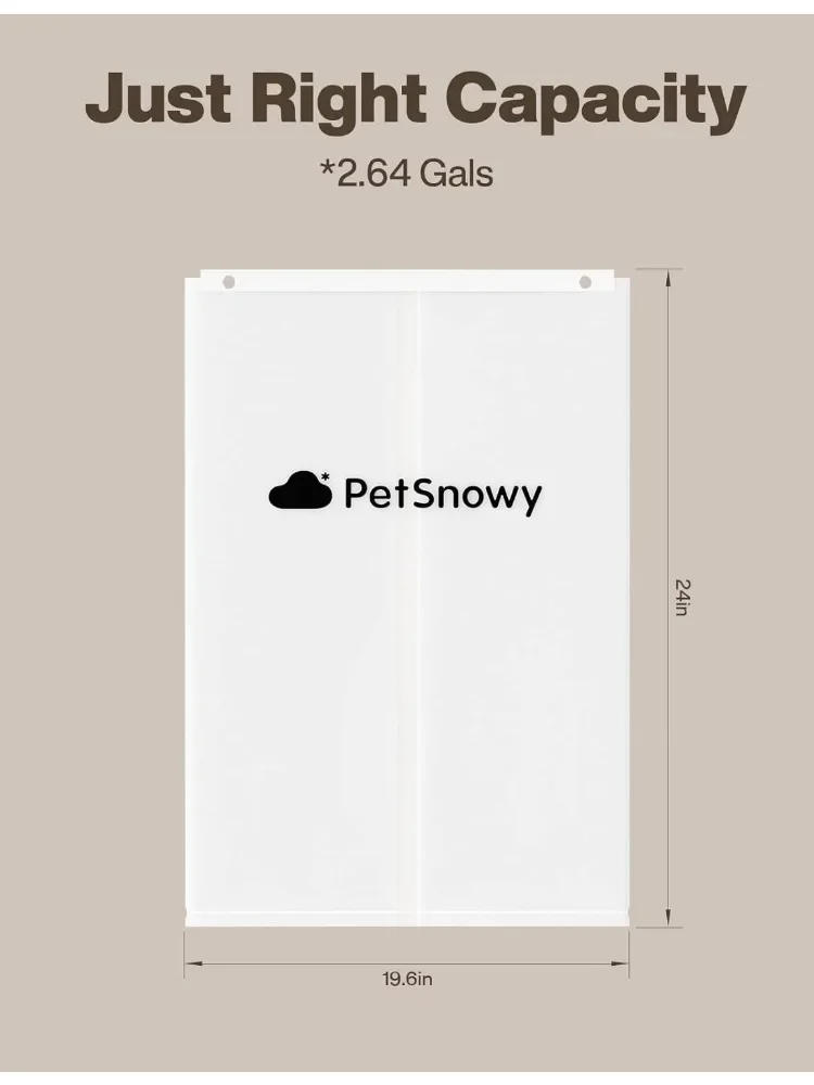 Description Picture 4 of itemPetSnowy Trash Bag Cat Litter Box Durable Self-Sealing Cats Toilet Garbage Bag 30 Pcs Cat Tray Bags Pet Products Accessories