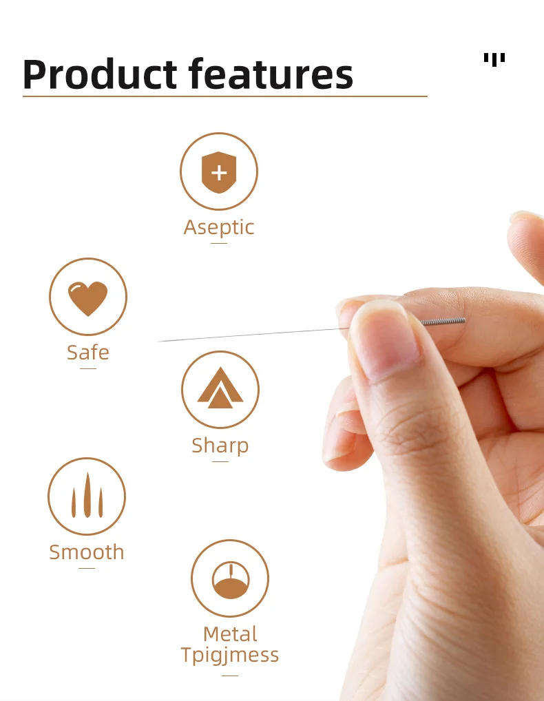 Description Picture 4 of itemZHONGYAN TAIHE Acupuncture Needles Flat Handle Aluminum Foil Needle 10PCS /lot Relief The Pain Suitable Suitable for Moxibustion