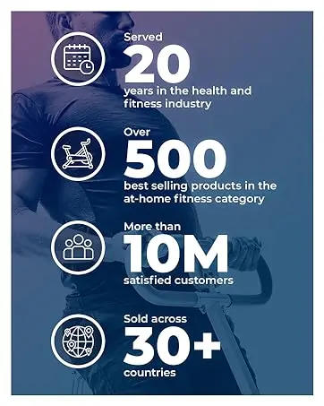 Description Picture 4 of itemHealth & Fitness Stair Stepper w/Handlebar, Extended Step Range Machine for Climbing Exercise, Compact, Height-Adjustable,