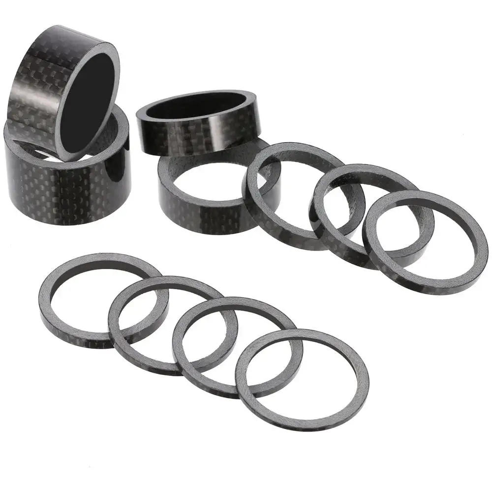 Description Picture 3 of itemCarbon Fiber Bike Headset Spacer Kit 1/2/3/5/8/10/15/20mm MTB Bike Headset Rings Bicycle Headset Spacer Kit for 28.6mm