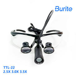 Burite New Arrival TTL Loupes 2.5X/3.0X/3.5X(Through The Lenses) IPD 52-72mm Customized Dental Surgical Loupes（2.5X/3X/3.5X TTL)