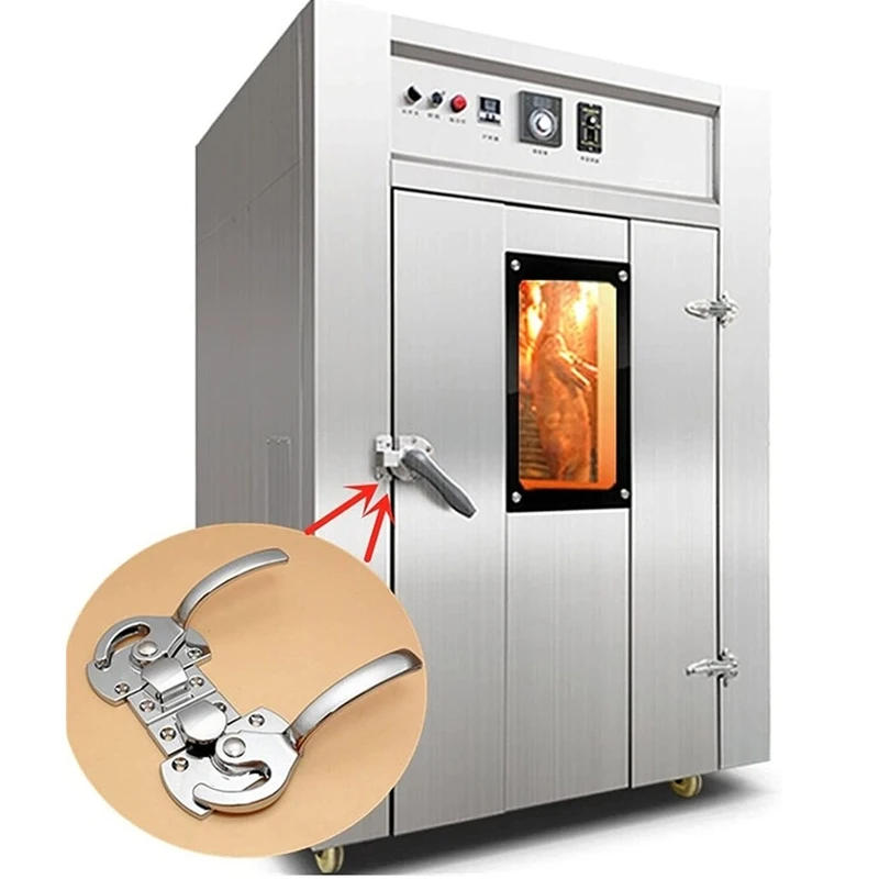 Description Picture 6 of itemAlloy Oven Door Lock Heavy Duty Industrial Mechanical Flat Pressure Hardware Dropship